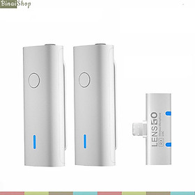 Mua Lensgo LWM-518C - Micro Cài Áo Không Dây 2.4GHz  Thu Âm Cho Điện Thoại Làm Vlog  Phát Trực Tiếp- Hàng chính hãng
