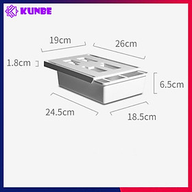 Ngăn Kéo Dưới Bàn, Hộc Bàn Di Động Đa Năng KUNBE Sắp Xếp Lưu Trữ Hộp Đựng Bút Văn Phòng Phẩm Tiện Ích