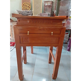 Mua Bàn thờ đứng gỗ sồi đẹp chất lượng 81x61x127