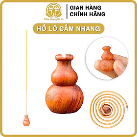 Mua Đế hồ lô gỗ cắm nhang trầm hương HÀ XÁ nhang khoanh và nhang cây cao cấp tiện dụng