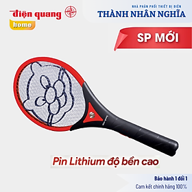 Mua Vợt muỗi Điện Quang ĐQ EMR01 BLR (Pin Lithium  Đen – Đỏ) - Xả nhanh dòng điện 5 giây  gọn nhẹ