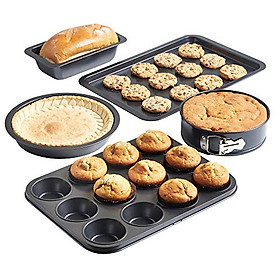 Mua Combo 5 Khuôn Làm Bánh Và Khay Nướng Bánh Cao Cấp