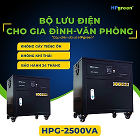 Mua Bộ Nguồn Điện Dự Phòng HPGREEN HPG2500VA Thay Thế Máy Phát Điện UPS