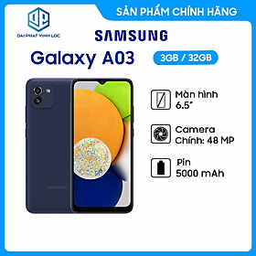 Mua Điện thoại Samsung Galaxy A03 (3GB/32GB) - Hàng Chính Hãng  Mới 100%  Nguyên Seal | Bảo hành 12 tháng QZ2