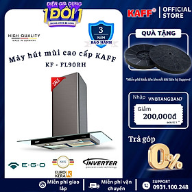 Mua Máy hút mùi toa kính 900mm KAFF KF_FL90RH Tặng bộ lọc than thay thế _ Hàng Chính Hãng
