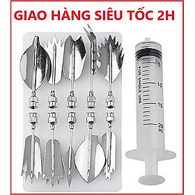 Dụng cụ tạo hình rau câu 3D - Bộ làm hoa anh túc, thu hải đường, hoa sen, hoa lay ơn