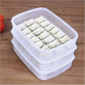Bộ 3 hộp đựng thực phẩm bằng nhựa PP cao cấp loại 2.6L - Hàng nội địa Nhật