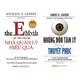 Combo Sách Kinh Doanh: Để Trở Thành Nhà Quản Lý Hiệu Quả + Những Đòn Tâm Lý Trong Thuyết Phục