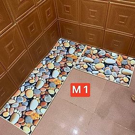 Mua 1 BỘ THẢM TRẢI SÀN BẾP  CHỐNG TRƠN TRƯỢT (1 tấm to  1 tấm vừa)