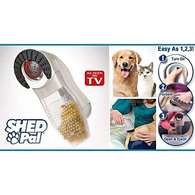 Máy hút tự động lấy lông rụng cho chó mèo Shed Pal
