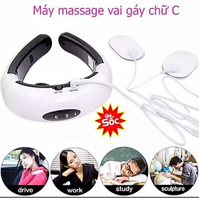 MÁY MASSAGE CỔ VAY GÁY GIÚP THƯ GIÃN HẾT ĐAU CỔ VAY GÁY 