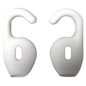 1 Pair Silicone Ear Tips Headphone Cover for  Boost White