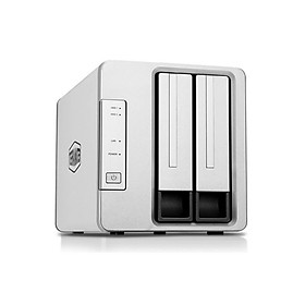 Bộ lưu trữ mạng NAS TerraMaster F2-210 Quad-core CPU, RAM 1GB, 2 khay ổ cứng RAID 0,1,JBOD,Single - Hàng chính hãng - Hàng Chính Hãng