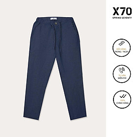 Quần Âu Nam Linen Thiết Kế Lưng Thun Thời Trang X70 - 11650008