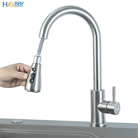 Mua Vòi rửa chén nóng lạnh inox 304 dây rút 3 chế độ Hobby home decor VDR10