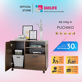 Mua Kệ để máy in gỗ hiện đại SMLIFE Puchiko | Gỗ MDF dày 17mm chống ẩm | D80xR40xC71cm