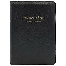 Kinh Thánh - Cựu Ước Và Tân Ước - Bìa Da - Màu Đen Có Khóa Kéo - Thanh Thanh