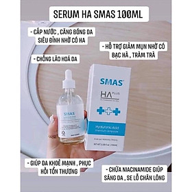 Serum Smas HA Plus Hỗ Trợ Dưỡng Ẩm Sáng Da 100ml