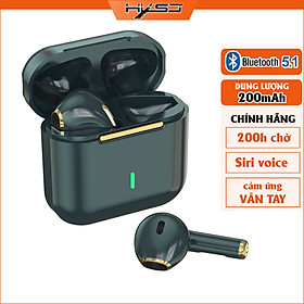 Tai Nghe True Wireless Smart Touch Bluetooth điều khiển cảm ứng hỗ trợ nghe đơn hoặc đôi 2 bên tai với micro HD chống ồn dành cho smartphones - Hàng Chính Hãng