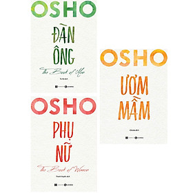 Combo 3 cuốn osho phụ nữ + đàn ông + ươm mầm