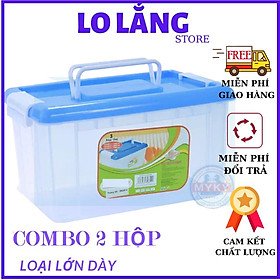 Mua Hộp nhựa đựng thực phẩm   đồ đa năng có quai xách và nắp gài đậy kín chắc chắn bảo quản thực phẩm đựng đồ