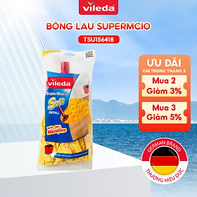 Bông lau thay thế cho cây lau nhà VILEDA Supermocio Soft chuyên dùng sàn gỗ - TSU156418
