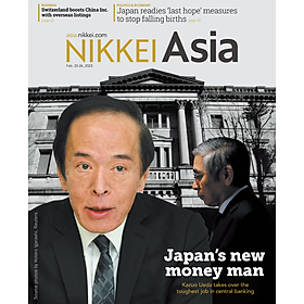 Hình ảnh sách Tạp chí Tiếng Anh - Nikkei Asia 2023: kỳ 8: JAPAN'S NEW MONEY MAN