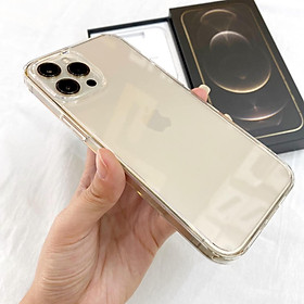 Ốp lưng viền vuông trong suốt chống ố vàng cao cấp dành cho iPhone 12 / 12 Pro / 12 Pro Max / 12 Mini