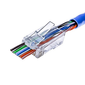 Hạt Mạng Xuyên Thấu RJ45, 100hạt túi