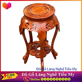 Mua Đôn lá trầu gỗ Hương Mặt 30cm hàng đẹp  sang trọng