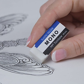 Cục Gôm Tẩy Bút Chì American Tombow Mono Eraser, 1 cục màu trắng