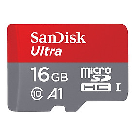 Thẻ Nhớ 16GB Micro SDHC Ultra A1 98Mb/s Sandisk + Adapter - Hàng Chính Hãng