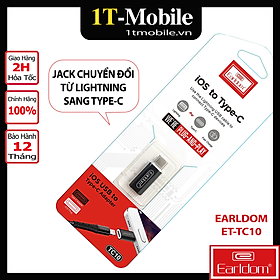 Mua Jack Chuyển Lightning Sang TypeC Earldom ET-TC10 - Hàng Chính Hãng