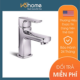 Vòi chậu lavabo nóng lạnh xả nhấn Moen - V21121