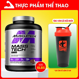 Sữa tăng cân tăng cơ Mass Tech 7lbs (~3.18kg) – Hỗ trợ Tăng Cân + Tăng Cơ + Tăng Sức Mạnh từ nguồn dinh dưỡng được thiết kế chuyên biệt cho quá trình này - Hàng nhập khẩu chính hãng - Thương hiệu Muscletech - Kèm quà tặng