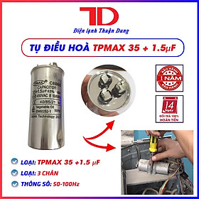 Mua Tụ điều hòa CAPA NHẬT 35uF  Capacitor TPMAX hàng chính hãng - Điện Lạnh Thuận Dung