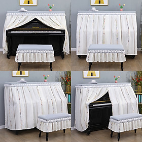 Mua Khăn phủ đàn piano phong cách Hàn quốc hiện đại sang trọng phủ kín toàn bộ đàn chống bụi chống xước- Hàng chính hãng