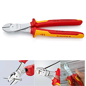 Mua Kìm Cắt Thân Chéo Knipex 74 06 250 Dài 250mm Cắt Thép Ø 4.6 mm Cách Điện 1000 Volt