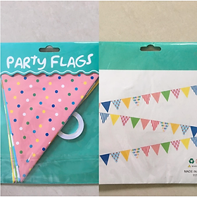 Dây cờ tam giác trang trí sinh nhật- dây treo trang trí