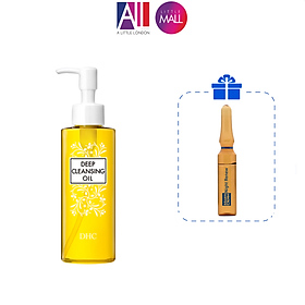 Dầu tẩy trang DHC olive deep cleansing oil TẶNG Ampoule chống lão hóa Martiderm / xịt dưỡng Eucerin (Nhập khẩu)