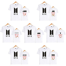 Áo BTS in tên và năm sinh các thành viên