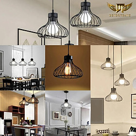 Đèn thả lồng chim decor trang trí ,thả bàn ăn,quán cà phê ,và phù hợp mọi không gian trong nhà tặng kèm bóng led DDT3243