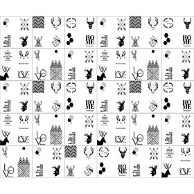Mua Decal Dán bếp - Set 1m dài Giấy dán Họa tiết đơn giản - Trang trí bếp  Dán tường  Gạch men
