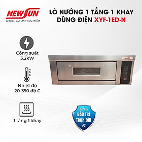 Mua Lò nướng 1 tầng 1 khay Newsun XYF-1ED-N dùng diện 3.2kw 220V điều khiển điện tử Nhập Khẩu- Hàng chính hãng