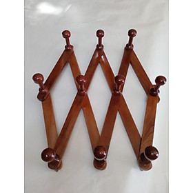 Mua Giá treo quần áo gỗ NH HOME hình quả trám 10 móc