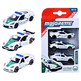 Bộ 3 Đồ Chơi Mô Hình Xe Dubai Police 3 Pieces Set - Majorette 8503104001047