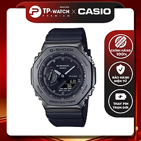 Đồng Hồ Nam Dây Nhựa Casio G-Shock GM-2100BB-1A Chính Hãng | Metal Bezel | GM-2100BB-1ADR Carbon Core