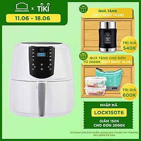 Nồi Chiên Không Dầu Lock&Lock EJF357WHT (5.2 Lít) - Hàng Chính Hãng