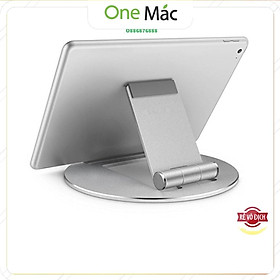 Mua Giá Đỡ Điện Thoại Máy  iPadTính Bảng Chất Liệu Hợp Kim Nhôm Hai Trục Xoay - Đế Silicon Chống Trơn Trượt Trầy Xước