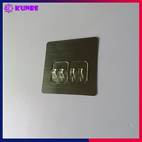 Mua Móc Dán Tường Chịu Lực Treo Đồ Đa Năng KUNBE Tăng Cường 4 Móc Giữ Thay Thế Phù Hợp Cho Các Loại Kệ Gắn Tường